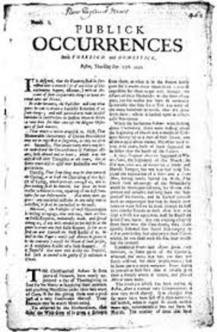 Newspapers are first published in London