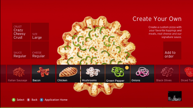 First internet ordering system created by Pizza Hut.