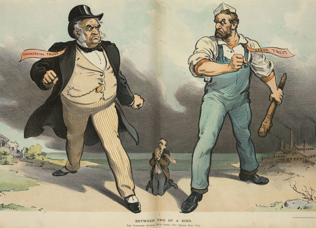 Industry and governement vs Labor Unions