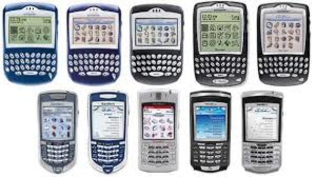 Blackberry was the next big thing in the 90's