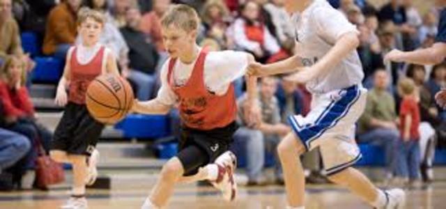 My firts game of basketball