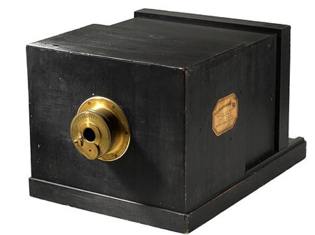 The camera was invented.