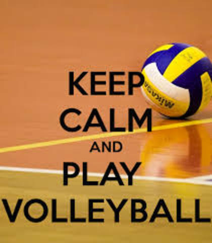 i started volleyball