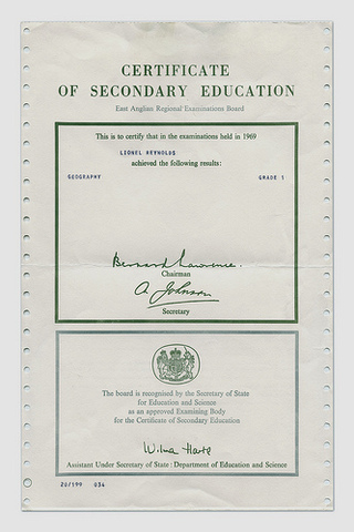 Certificate of Secondary Education introduced