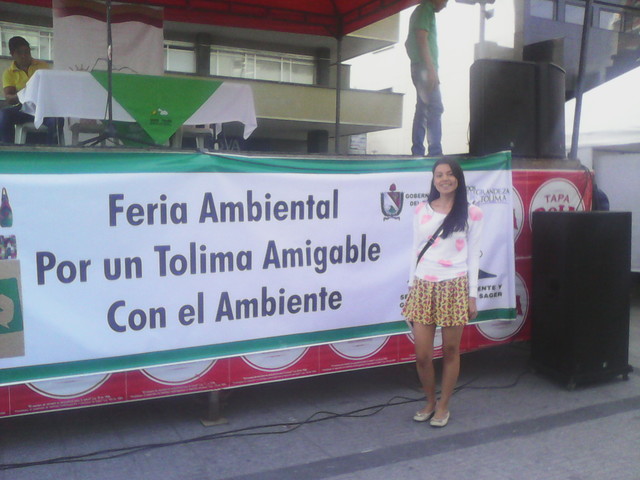 Fecha de presentacion en la feria ambiental donde hizo publico su proyecto,contando con el apoyo de compañeros logrando el cumplimiento de los objetivos