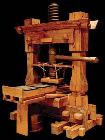 Gutenberg's Printing press