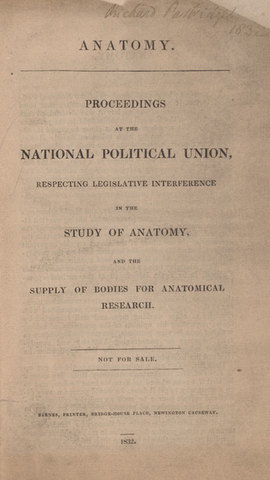 Anatomy Act 1832