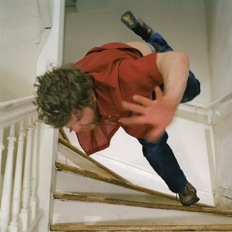 Fall from the cafeteria