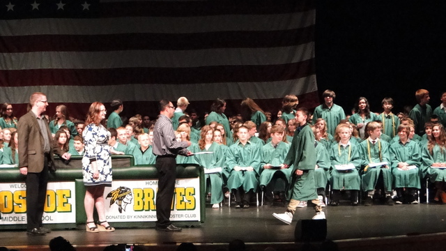 El graduacion de octavo grado