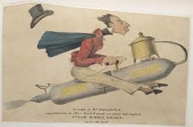 Charles Golightly proposes rocket powered aircraft