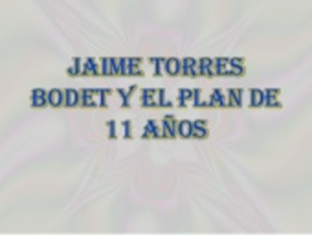Plan de Once años