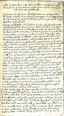 The Mayflower Compact