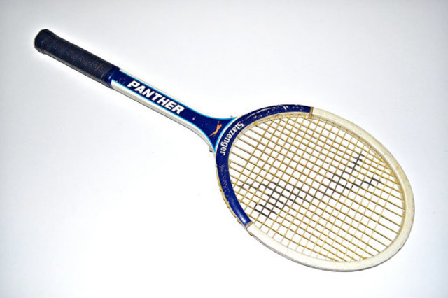 First Oval Shaped Racquet