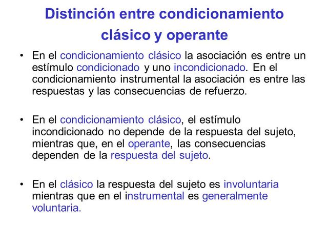 Skinner establece una distinción