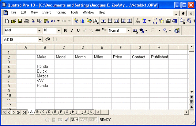 Quattro- Pro, llega a tronar a Lotus 1 2 3