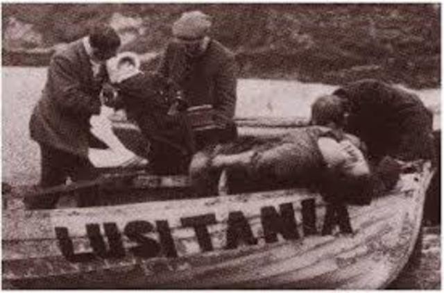 The Sunken Lusitania