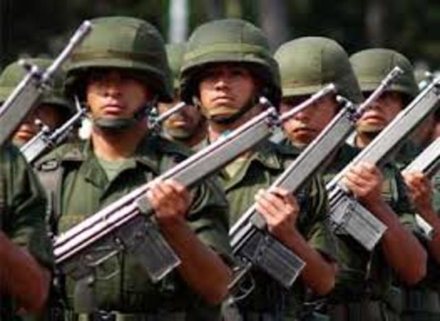 he finished  military service