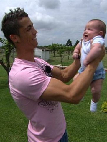Ronaldo becomes a father