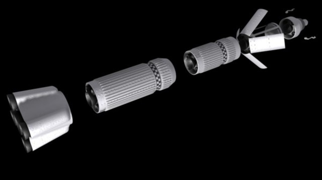 First Multi-Stage Rocket is Introduced