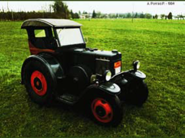 Tractor para transporte.