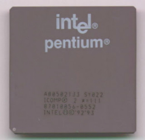 Microprocesador Intel Pentium (80586)