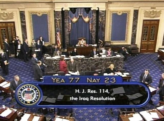 Congress passes Iraq Resolution