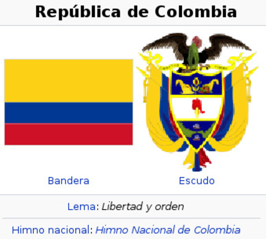 El Estado colombiano adopta su nombre actual: República de Colombia.