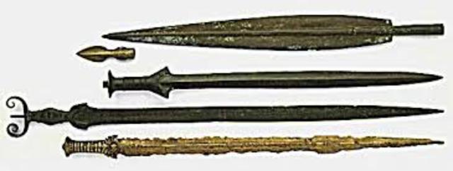 Edad de Bronce(3.600 a.C. – 1.200 a.C.)