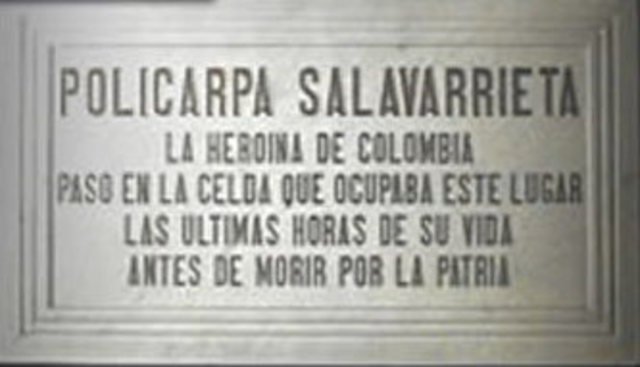 reconquista el claustro fue una cárcel que albergo a personajes como Policarpa Salavarrieta y Francisco José de Caldas.