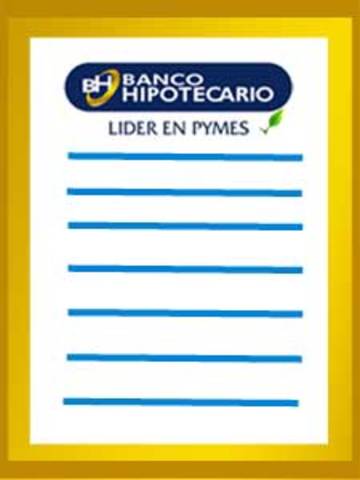 Firma de escritura del Banco Hipotecario