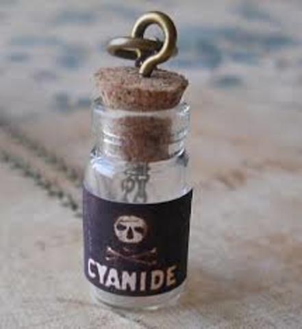Cyanide gas