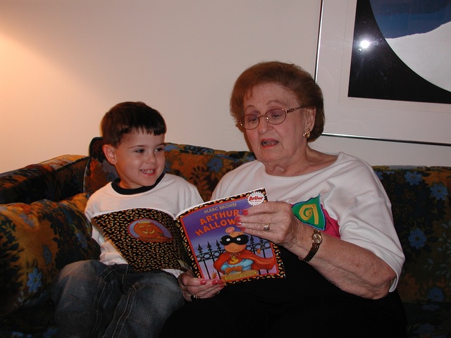 Mi familia fueron a la casa de mi bisabuela