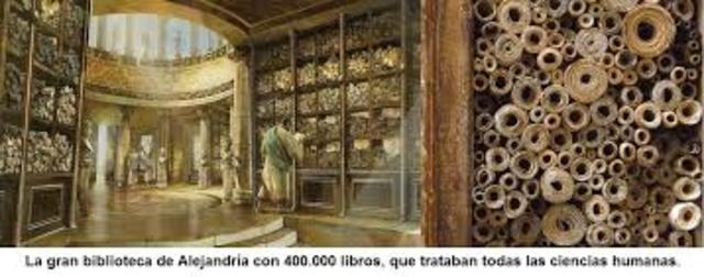 BIBLIOTECA DE ALEJANDRÍA Siglo III A.C.