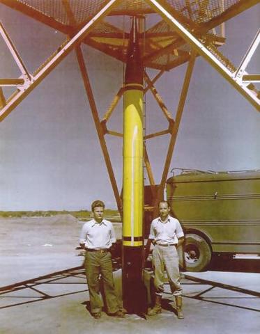 First American Rocket in Space