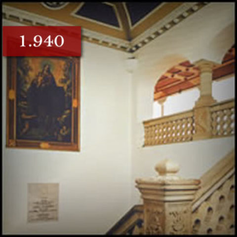 La escalera principal