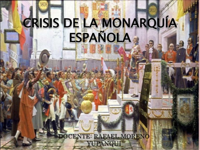 Crisis Monarquia Española