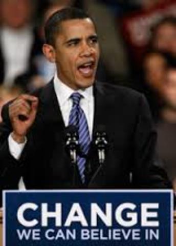 Obama becomes president