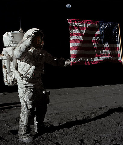 First man to walk on the moon