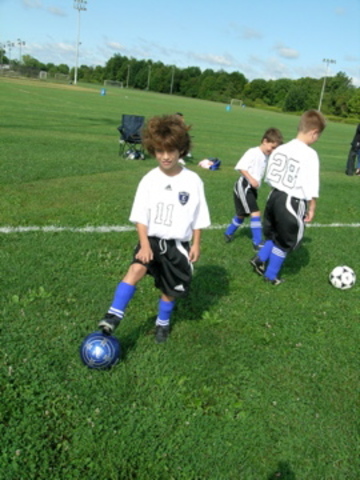 Joined first competetive soccer team