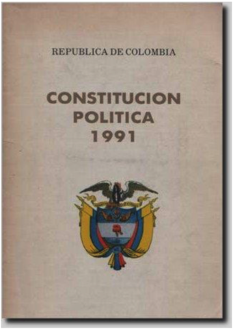 La Constitucion de 1991 de Colombia