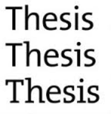 Thesis Statement