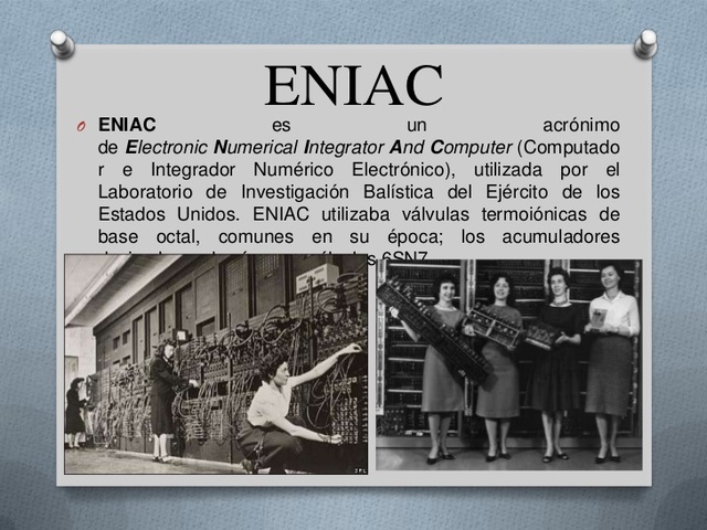 Invención de ENIAC