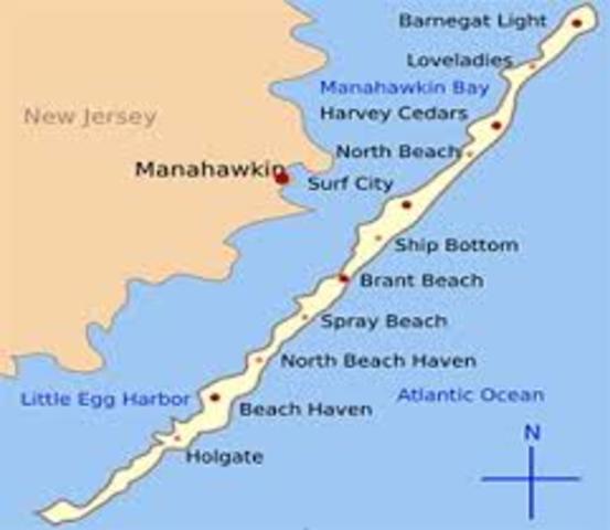 Long Beach Island was first settled