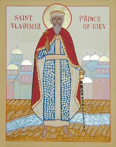 Prince Vladimir Converts to Christianity