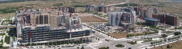 Construcción nuevos barrios Sanchinarro y Valdebebas