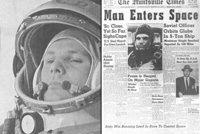 1961-First human spaceflight and humanned orbital flight