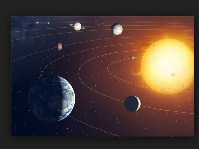 Whole solar system