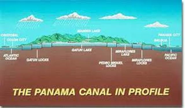 building of the panama canal