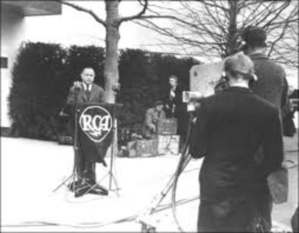 RCA Televised the oppening of the Worlds Fair