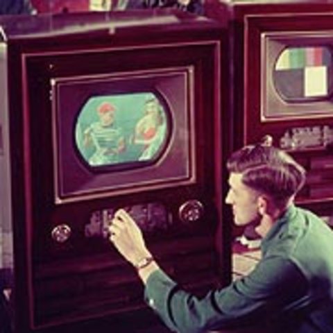 First Colored Television